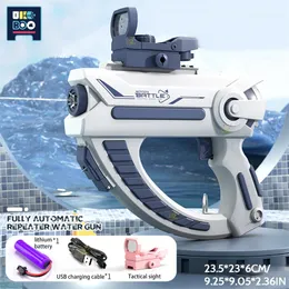 2 Colors Summer Electric Water Gun Toys Large Capacity Children's Outdoor Beach Large Capacity Fun Shooting Swimming Pool Fight Water War Happy For Boys Girls