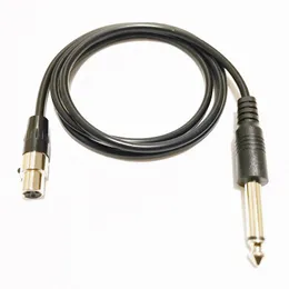 Audio Cables, 6.35mm MONO Male to Mini XLR 3Pin Female Audio Microphone Extension Connector Cable About 1M / 1PCS