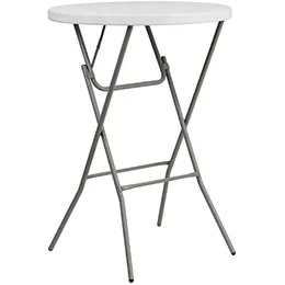 Flash Furniture 2 6 أقدام من الجرانيت أبيض البلاستيك بار ارتفاع طاولة طاولة طاولة طاولة طاولة طاولة