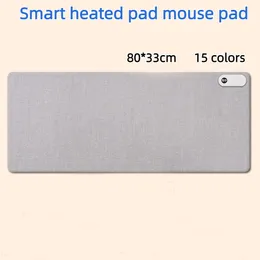 Akıllı Isıtmalı Elektrikli Isıtma Pad Mouse Pad Ofis Masaüstü Dijital Ekran Pad Isınma Tablosu Su Geçirmez Masa Mat Mat Kış 220V