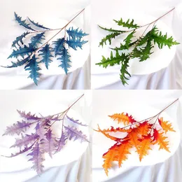 Decorative Flowers Simulation Coral Leaf Wedding Road Guide Flower Accessories Hall Ceiling Material Scenery Plant