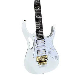 2023クラシックホワイト7Vエレクトリックギター、プロのヘビーメタルバンド、日本のマスターが作った、自宅への無料配達。