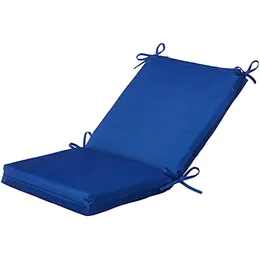 Pillow Perfect Outdoor/Indoor Veranda Cobalt Square Corner Chair Cushion 1 Count (Pack of 1) Blue