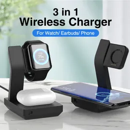 För Oppo Watch3 3Pro 2 46mm 42mm SE 15W Wireless Charger Dock 3 i 1 Station Holder Stand USB Cradle Smart Watch Accessories