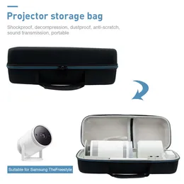 Projektörler Taşınabilir Taşıma Kılıfı Toz Geçirmez Fermuar Seyahati Taşıma Çantası Kalınlaştırılmış Örgü Torbası Projektör Samsung için Taşıma Çantası Freestyle R230306