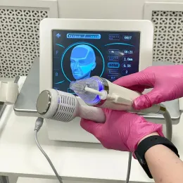 RF profissional fracionário com martelo frio máquina de cuidados com a pele anti-acne lifting facial - remoção de estrias de rugas corpo radiofrequência microagulha equipamento de spa