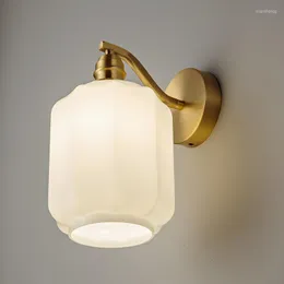 Vägglampor nordiska led glasboll Abajur Nicho de Parede Light Bedroom Lamp Luminaria vardagsrum