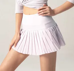 Spódnice projektant ALOS Yoga Sports Fitness Yoga Yoga spódnica spódnica tennisowa spódnica anty-zabawa na zewnątrz plisowana spódnica Kobiety