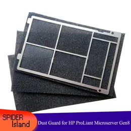 PLATE DUST GUARD Förbättrad speciell dammtät bomullskit värmespridning för HP Proliant MicroServer Gen8 Gen 8 Aluminium Steel