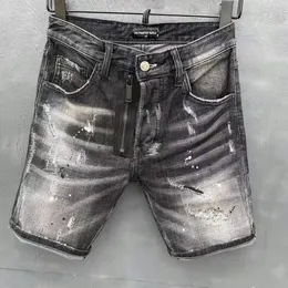 DSQ Phantom Turtle Jeans Men Jean Mens Luxury Designer Skinny Ripped Cool Guy Causal Hole Denim Fashion Märke Fit Jeans Man Washed Pants 5165