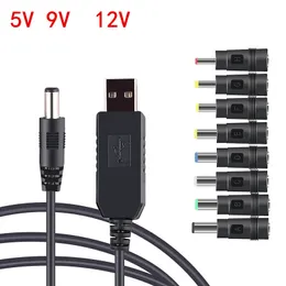 USB в DC Power Cable Universal USB DC зарядка кабеля кабеля Адаптер конвертер шнурного конвертера для маршрутизатора Mini Fan
