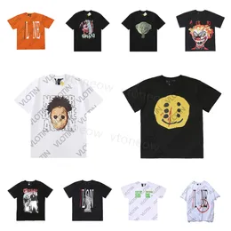 デザイナー大ビッグリフレクティブvフレンズメンメンズTシャツカジュアルスモークエンジェルラーズラバーラグジュアリー高品質の短いvlonessスリーブS-xl