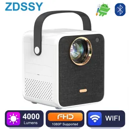 Projectors ZDSSY P350L Portable Mini Projector Heyup 4000 Support 1080P Wifi Video Beamer Full HD LED Smart Home Theater Projectors R230306