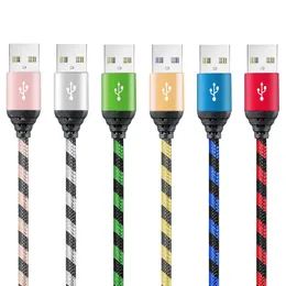 Micro-USB-Ladekabel, 91 cm lang, Premium-Nylon, geflochten, USB-Typ-C-Kabel, Synchronisierungsdaten-Ladekabel für Android
