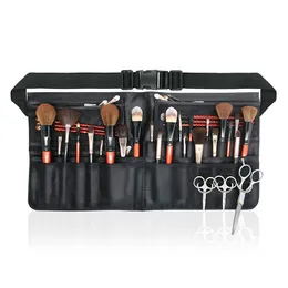 Makeup Tools Professional Bag Midja Kvinnor Kosmetisk borste med Belt Travel Borsts Organisator Vattentät fall 230314