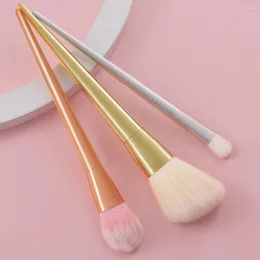Кисти для макияжа 3pcs/Set Cosmetic Brush Functional Blush Foundation Portable Cosmetics Tools