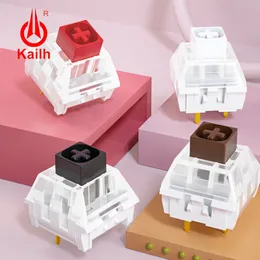 KBDIY KAILH BOX 스위치 DIY 기계식 키보드 MX 스위치를위한 화이트 레드 브라운 블랙 RGB SMD 스위치 게임 키보드