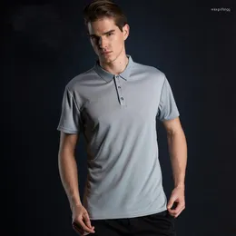 Herr t-skjortor sommar mode polo designer mens tshirts kort ärm vändskjorta krage golf tenniskläder plus storlek s-4xl