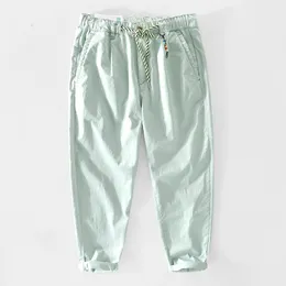 Erkek pantolon bahar yaz sıradan erkekler pamuk gevşek chinos moda vintage kargo pantolon erkek marka giyim artı boyutu pantmenler
