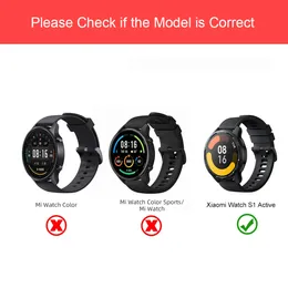 Pakiet przypadków paska dla Xiaomi Mi Color2 S1 Active Smart Watch Zestawy zderzaków