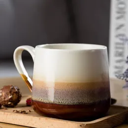 Кружки винтажная кофейная чашка керамическая кружка завтрак молоко молоко домашнее офис