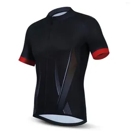 Jackets de corrida Jersey de ciclismo apertado Camas de bicicleta de bicicleta respirável Camisetas de bicicleta de montanha ladeira abaixo Triathlon Wear Men
