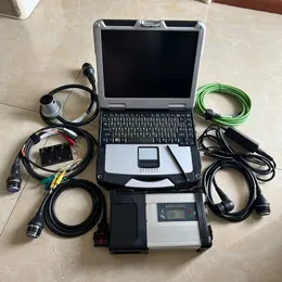 MB SD Connect 5 MB Star C5 per lo strumento diagnostico Benz con il laptop Super Engineering Xentry 2023.09 DTS e Vediamo Plus cf31