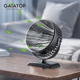 Portable Air Coolers Gaiatop Portable Fan Mini Cooling USB Desk Fan Mute 360 ​​° Rotation 3-växlad vindjustering Desktop Fans Desktop Office Home Car 230314