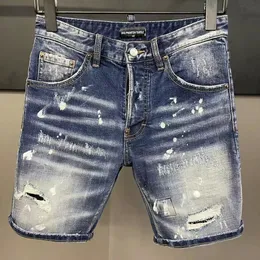 DSQ PHANTOM TURTLE Jeans Herr Jean Herr Lyx Designer Skinny Ripped Cool Kille Causal Hole Denim Modemärke Fit Jeans Man Washed Byxor 5180