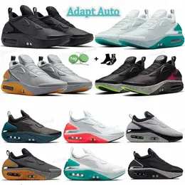 Tênis de corrida Adapt Auto Athletic Sneakers Trainers Jetstream Womens Infrared Sports Triple Black White Mens Runner Fireberry Aqua Green Trainer Sneak 479o#