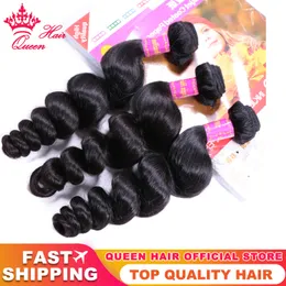 Loose Wave Brazilian Jungfrau Human Rohhaarverlängerungen natürliche Farbgewickel kostenlos 100% unverarbeitete menschliche Haarwebelhaare offizieller Laden