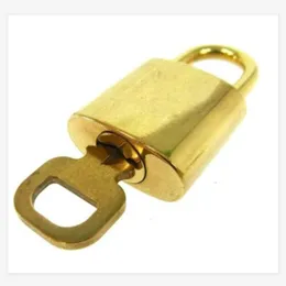 Dourado fosco escovado 1 cadeado 2 chaves bolsa de substituição de peças para bolsa de designer bolsa Duffle bagagem 3 cores estilo liga de metal inoxidável cadeado #318
