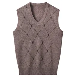 Gilet da uomo Gilet da uomo Gilet sottile da uomo Pullover con scollo a V senza maniche 230313