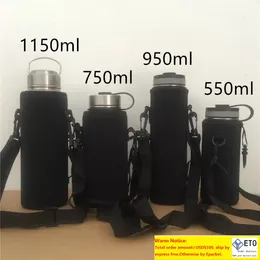 Neoprene Water Bottle Sleeve Outdoor Large Vacuum Bottle Insulated Cover Portable NonSlip Can Be Hung