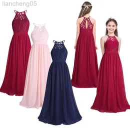 Vestiti da ragazza FEESHOW Summer Girls Dress Abbigliamento per bambini Party Princess Baby Kids Girls Abbigliamento Abiti da sposa Prom Dress Teen Come W0314