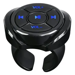 Wireless Bluetooth Media Button Remote Controller Car Motorcycle Bike Steering Wheel MP3 Music Play For IOS Android Phone Tablet