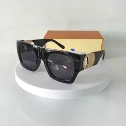 Helle schwarze Sonnenbrille Herren Frauen Sonnenbrillen Vintage Square Man Frau Klassische Retro -Brille