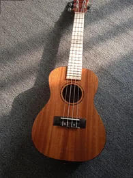 26 tum 18 fret tenor ukulele akustisk utskärning gitarr mahogny trä ukelele hawaii 4 stränggitarrer