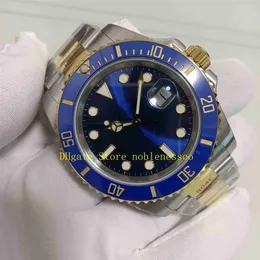 Mekaniska män rolx färg real 904l stål automatisk 3235 rörelse 41mm svartblå 126613 keramik tvåfärgad guld 126618 3468 x