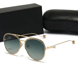 Нишевые дизайнерские круглые очки солнцезащитные очки женские модные металлические очки в стиле рамы UV400