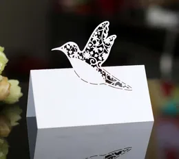 Dekoracje ślubne złota ptak ślubna karta siedząca pusta logowanie na kartę ślubną kartę zaręczynową