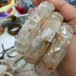 Monili naturali della GEMMA DIY del braccialetto dei branelli della pietra delle agate della ciliegia del filo per la donna Commercio all'ingrosso!