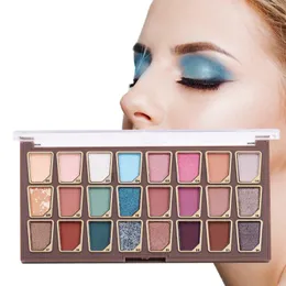 Makeup Tools 24 Colors Eyeshadow Make Up Palette Face Glitter Plate varaktiga vattentäta kosmetika 230314