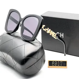 여성용 디자이너 선글라스 남성용 고양이 눈 모델 안경 특수 UV 400 보호 문자 큰 다리 이중 빔 프레임 야외 디자인 합금 여성 선글라스