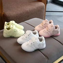 First Walkers Baby Girl Toddler Shoes Spring Kids Sneakers Solid Color Child Boy Sport Shoe Mesh Treasable Walking Shoes Non Slip Light 230314