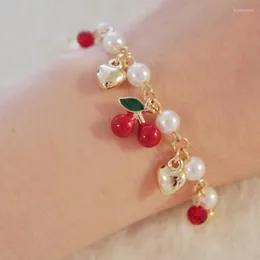 Bedelarmbanden kersenboomgaardketen charmes armband kawaii lolita harajuku girly accessoire anime il30do2