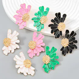 Stud Earrings MITTO DESIGNED FASHION JEWELRIES AND ACCESSORIES MULTI OPTIONAL ENAMEL FLOWER EARRING