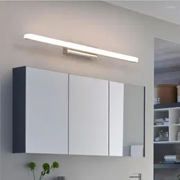 Vägglampor Moderna minimalistiska LED -spegellampa 8W toalettbord badrumsskåp fåfänga