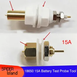 1PAIR 15A 18650 Pozytywny ujemny test testu baterii sonda baterii baterii baterii