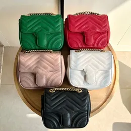 Original Hochwertige Umhängetasche Modedesigner Luxus Handtaschen Geldbörsen VINTAGE Tasche Damen Marke Klassischer Stil Echtes Leder #8888